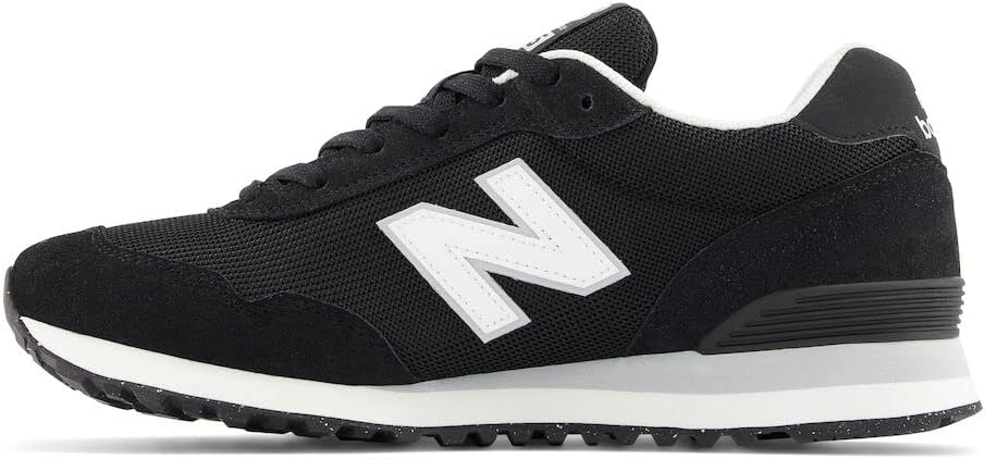 New Balance Men's 515 V3 Sneaker 10 X-Wide Black/Nb White/Aluminum Grey